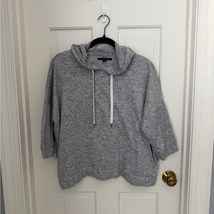 Donna Karan Heather Gray Hoodie